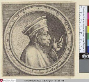 COSMVS MEDICES P.P.P. MAGNVS [Porträt des Cosimo I de Medici; MEDICI, Cosimo I de']