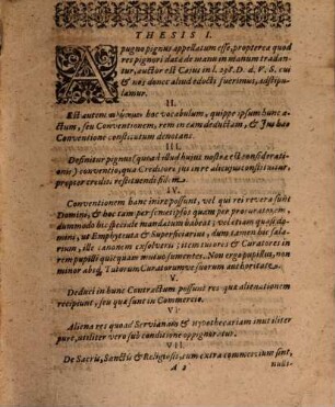 Disp. de pignoribus