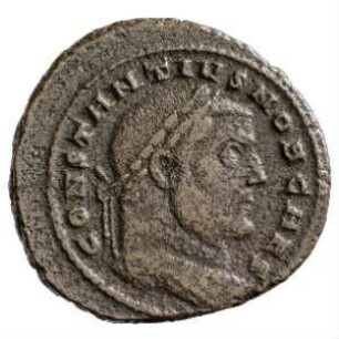 Münze, Follis, 299 - 303 n. Chr.