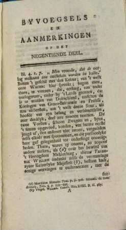 Byvoegsels En Aanmerkingen Voor Het ... Deel Der Vaderlandsche Historie Van Jan Wagenaar, 19