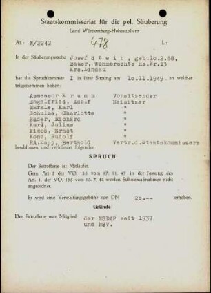 Steib, Josef