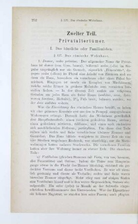 I. Das häusliche oder Familienleben