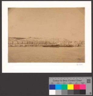 Alger vue prise du mole le 2 Janvier 1885
