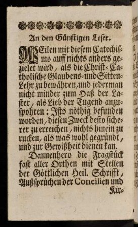 3v-5v, An den guenstien Leser