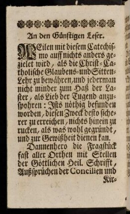 3v-5v, An den guenstien Leser