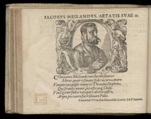 Bildnis von Jacob Meiland und Gedicht von Conrad Weis