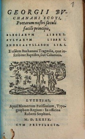 Elegiae : Liber I.