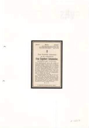 Schumacher, Josephine geb. Leclerque