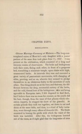 Chapter XXXVI. Miscellaneous.