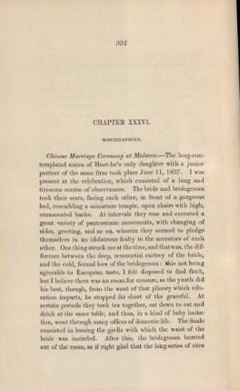 Chapter XXXVI. Miscellaneous.