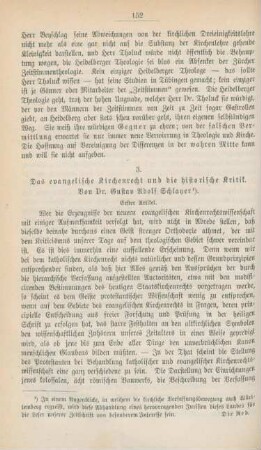 152-167 Das evangelische Kirchenrecht und die historische Kritik