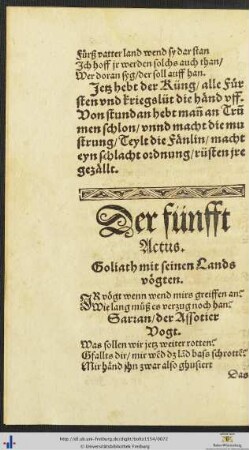 Der fünfft Actus