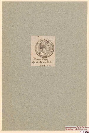Medaille auf Barthel Beheim