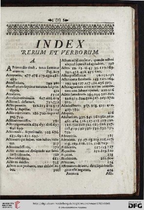 Index rerum et verborum