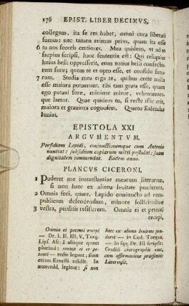 Epistola XXI - Epistola XXX