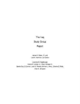The Iraq Study Group report