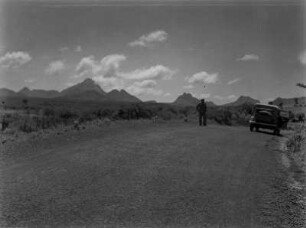 Die Berge von Adwa : Blick auf die Adwa-Berge von der Straße von Adwa nach Aksum aus