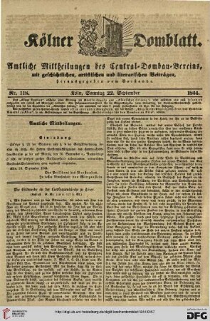 Nr. 118 (22.09.1844)