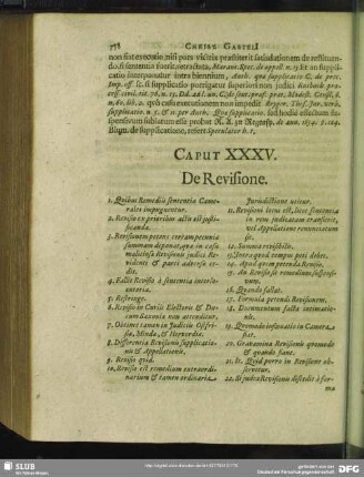 Cap. XXXV. De Revisione