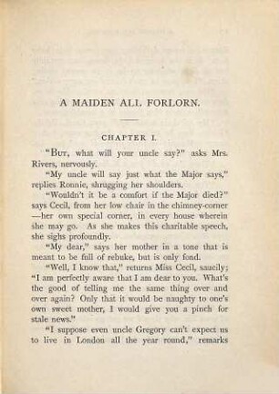 A maiden all forlorn : and other stories
