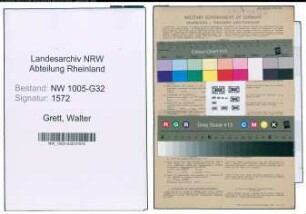 Entnazifizierung Walter Grett , geb. 15.10.1907 (Stadtinspektor)