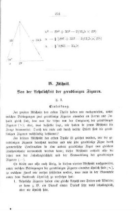 IV. Abschnitt. Von der Aehnlichkeit der geradlinigen Figuren.