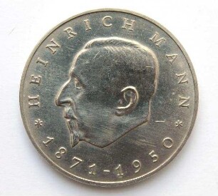 20-Mark-Stück zum 100. Geburtstag von Heinrich Mann
