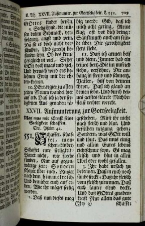 XXVII. Aufmunterung zur Gottseeligkeit