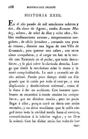 HISTORIA XXIII.