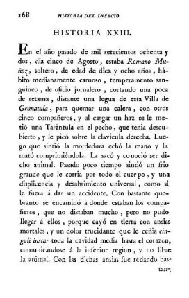 HISTORIA XXIII.