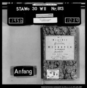 Zivilstandsregister Vorsfelde (Kanton Vorsfelde)