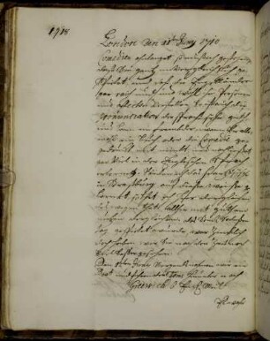 Greenwich 12. Juni 1710.