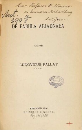 De fabula Ariadnaea