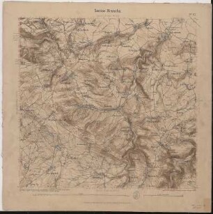 Section Kreischa aus: Topographische Karte (Äquidistantenkarte) Sachsen
