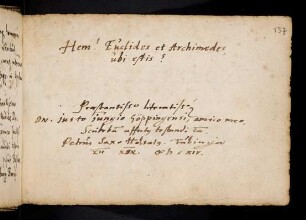 Saxonius, Peter [hier als Petrus Saxo Holsatus; nicht Petrus Saxo].Tübingen, 12.12.1614.