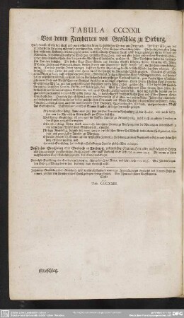 Von denen Freyherren von Groschlag zu Dieburg