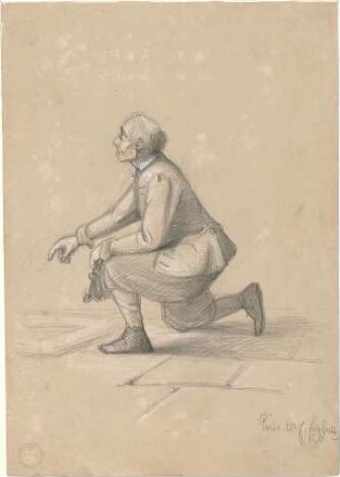 Gärtner, Friedrich von; Reisezeichnungen - Hausmeister (Ansicht)