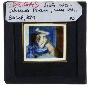 Degas, Sich waschende Frau