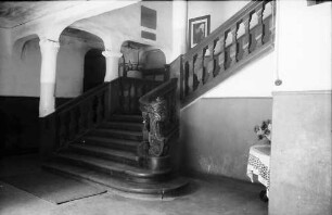 Beuggen: Treppe innen (Schloss)