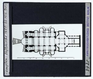 Kempten, ehem. Benediktinerstiftskirche St. Lorenz : Grundriss