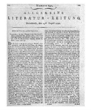 Mereau, F. E. K.: Dissertatio Inauguralis De Passibus Capitulationum Novissimarum Contradictis In Genere. Jena: Göpferdt 1789 In der ALZ u. d. T.: Tractatus de passibus capitulationum novissimarum contradictis in genere