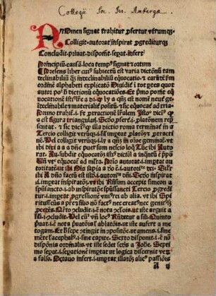 Aequivoca : mit Kommentar