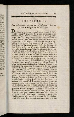 21-47, Chapitre II