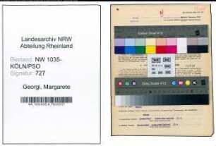 Entnazifizierung Margarete Georgi , geb. 24.01.1912 ()