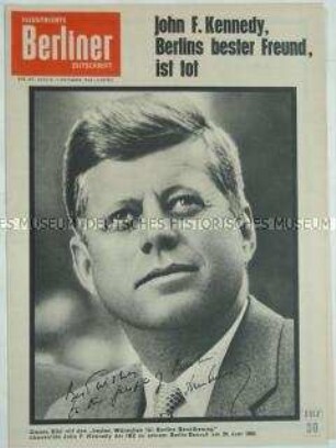 "Illustrierte Berliner Zeitschrift" zum Tod von John F. Kennedy