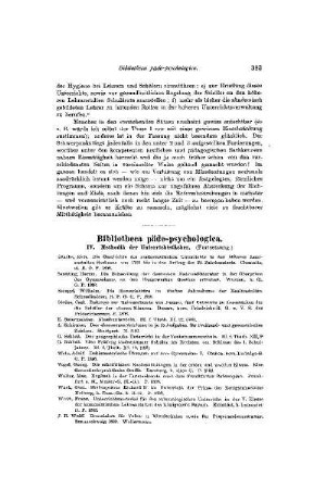 Bibliotheca päda-psychologica