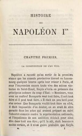 Histoire de Napoléon Ier, 2