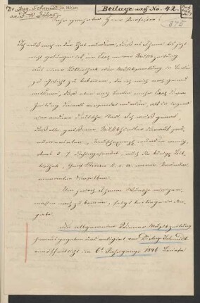 Brief an Friedrich Wilhelm Jähns : 23.11.1870