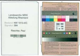 Entnazifizierung Paul Raschke , geb. 11.04.1904 (Fahrzeugbauer)