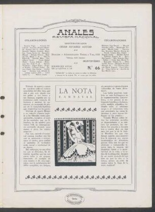La nota : Carnaval